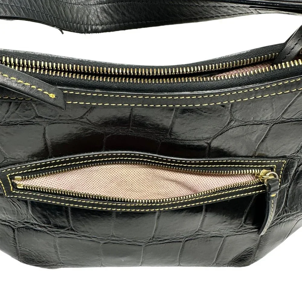 Dooney & Bourke Reptile Print Shoulder Bag - Picture 13 of 16